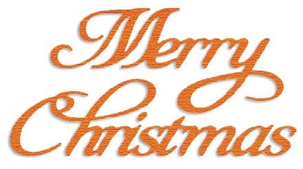 PCD003 ~ MERRY CHRISTMAS ~ CUTTING DIE ~ Presscut by Crafts Too