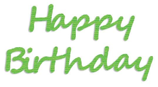 PCD004 ~ HAPPY BIRTHDAY #2 ~ CUTTING DIE ~ Presscut by Crafts Too