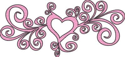 PCD021~ HEART SWIRL~ CUTTING DIE ~ Presscut by Crafts Too