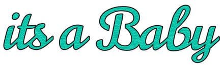 PCD026 ~ IT'S A BABY ~ CUTTING DIE ~ Presscut by Crafts Too