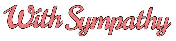 PCD029 ~ WITH SYMPATHY ~ CUTTING DIE ~ Presscut by Crafts Too