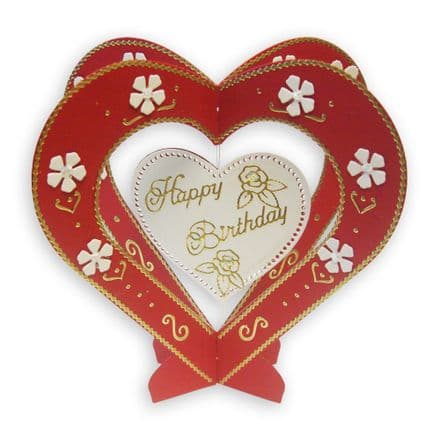 PCD092 ~ HEART SWING DIES ~ PRESSCUT Cut and Emboss