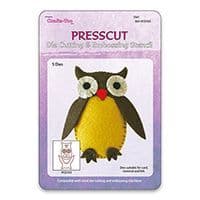 PCD105 ~ OWL SWING DIES ~ PRESSCUT Cut and Emboss