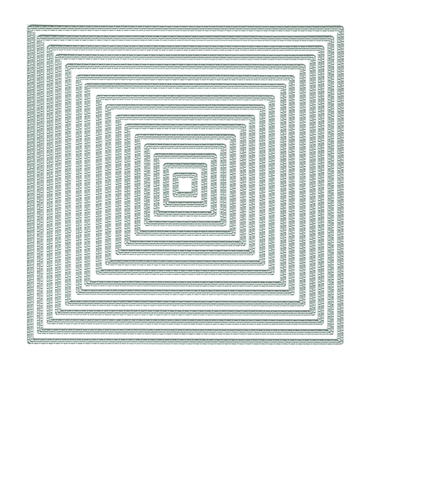 PCD205 - Nesting Dies - Stitch Die Squares - Presscut