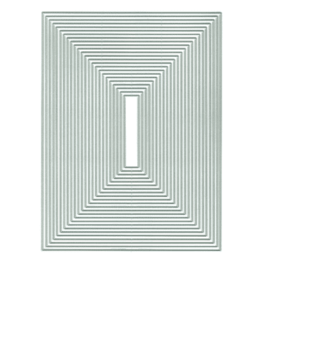 PCD210 - Nesting Dies - Plain Rectangles - Presscut