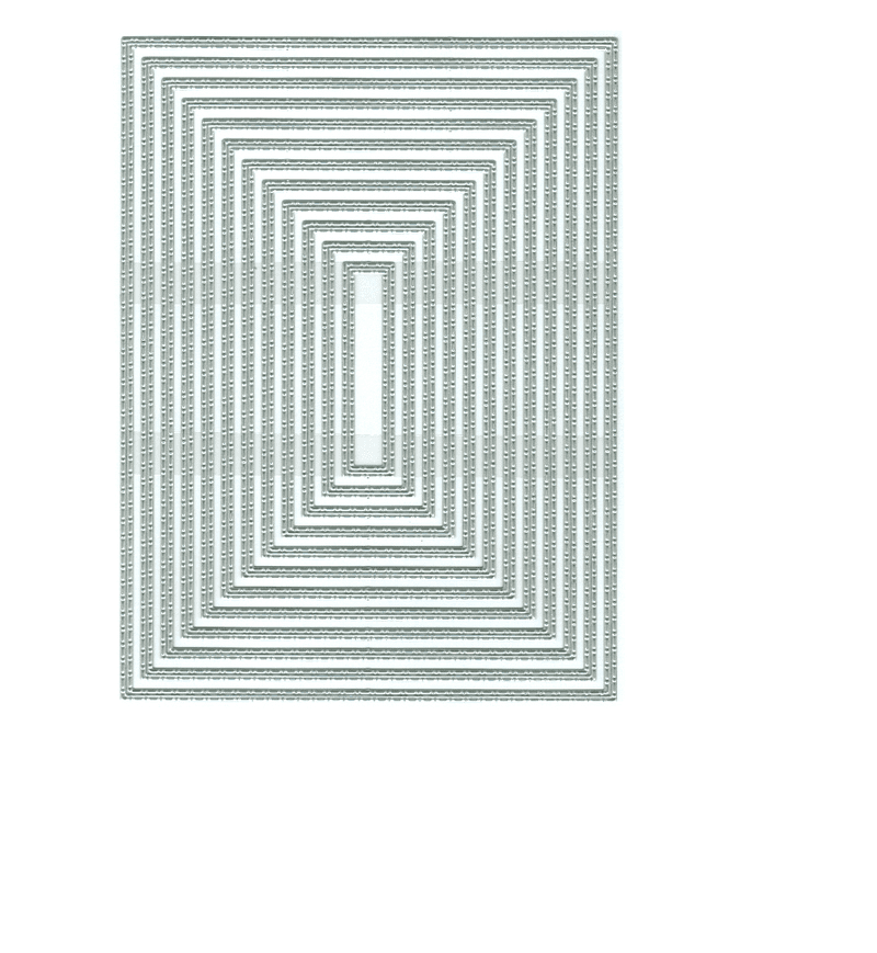 PCD211 - Nesting Dies - Stitch Dot Rectangles - Presscut