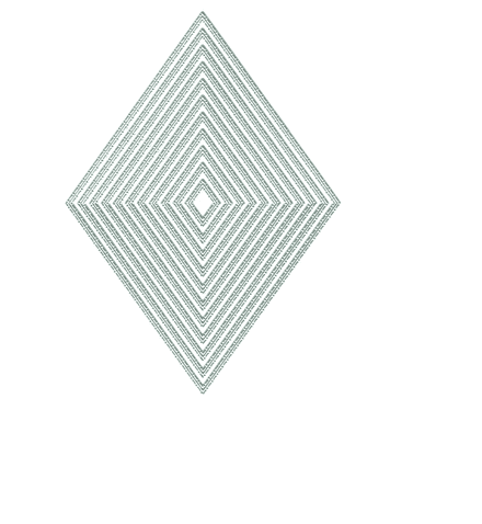 PCD215 - Nesting Dies - Stitch Dot Diamonds - Presscut