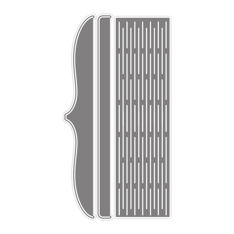 PCD239- Living Hinge (3pcs) - Presscut Dies