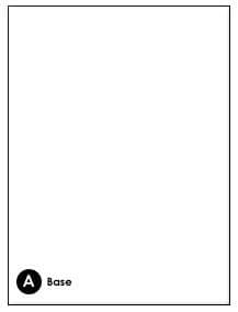 PLATE 'A' ~ WHITE BASE CUTTING replacement Joy Craft plate A4