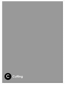 PLATE 'C' ~ GREY CUTTING replacement Joy Craft plate A4