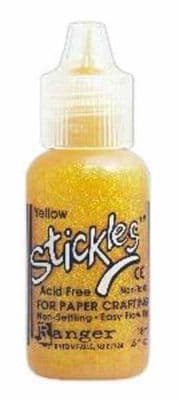 Ranger STICKLES GLITTER GLUE YELLOW fine writing nozzle
