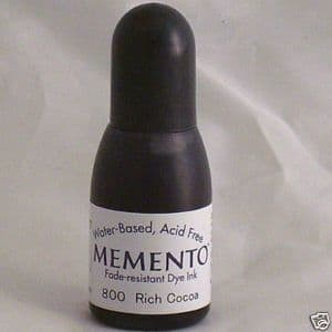 RICH COCOA Re-Inker for Memento ink pad, 15ml bottle