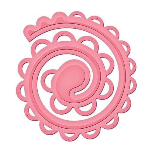 S4-352 ~ Spiral Blossom Two ~ Shapeabilities Spellbinders die