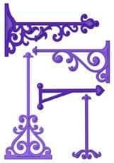 S5-032 ~ ELEGANT POSTS dies ~ Shapeabilities ~ SPELLBINDERS