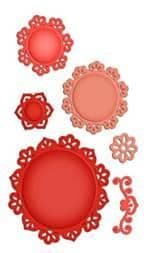 S5-041 ~ FLORAL DOILY MOTIFS ~ Shapeabilities SPELLBINDERS dies