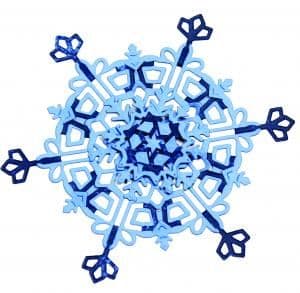 S5-186 ~  DIMENSIONAL SNOWFLAKES ~ Shapeabilities Spellbinder dies