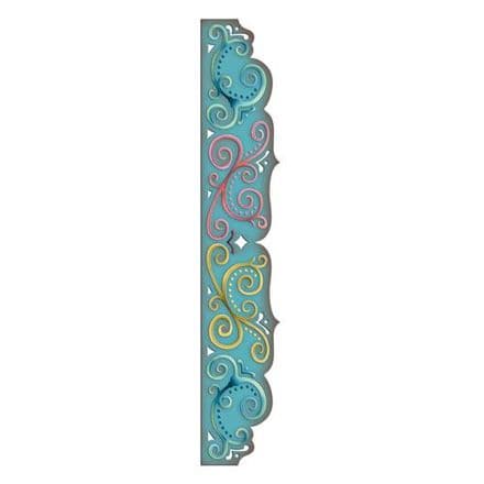 S7-013 ~ GRAND 12" HERITAGE SCROLL  BORDER ~ only one left ~ Spellbinders Border die
