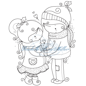 SAV-RM035 Lily + Milo ~ Rachelle Anne Miller stamp