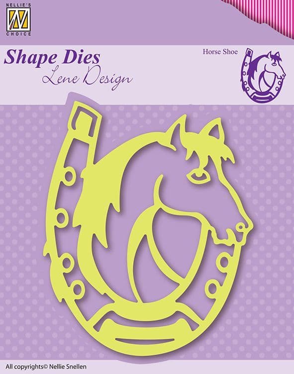 SDL005 ~ HORSE SHOE ~ Shape Dies Lene Designs~ Nellie Snellen dies.
