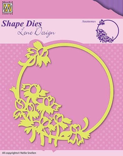 SDL015 ~ SPRING FLOWERS ANEMONES ~ Shape Dies Lene Designs~ Nellie Snellen dies
