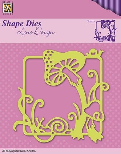 SDL019 ~ SUMMER SNAILS ~ Shape Dies Lene Designs~ Nellie Snellen dies.