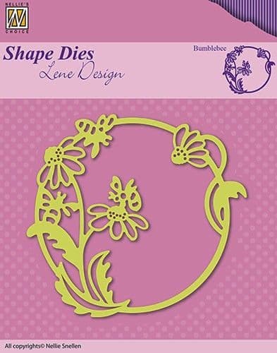 SDL021 ~ SUMMER BUMBLEBEE ~ Shape Dies Lene Designs~ Nellie Snellen dies.