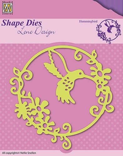 SDL023 ~ SUMMER HUMMINGBIRD ~ Shape Dies Lene Designs~ Nellie Snellen dies.