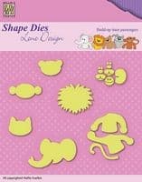 SDL032 ~ TRAIN PASSENGERS ~ Shape Dies Lene Designs~ Nellie Snellen dies.