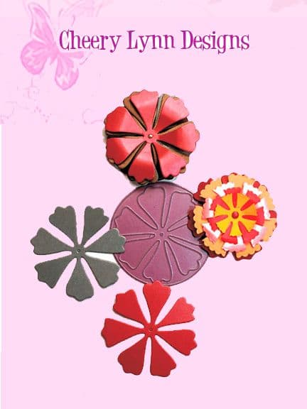 SF-6 ~ STACKER FLOWER #6 Flower ~ Cheery Lynn Designs die