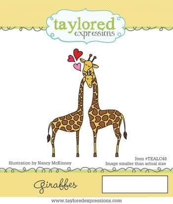 TEALC048 ~ ANIMALS IN LOVE - GIRAFFE ~ Taylored Expressions