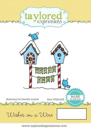 TEALC095 ~ WISHES ON A WIRE - CHRISTMAS ~ Taylored Expressions
