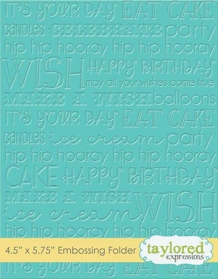 TEEF12 ~ BURLAP ~ Embossing folder ~ Taylored Expressions