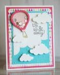 TEEF13 ~ RAINDROPS ~ Embossing folder ~ Taylored Expressions