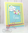 TEEF13 ~ RAINDROPS ~ Embossing folder ~ Taylored Expressions