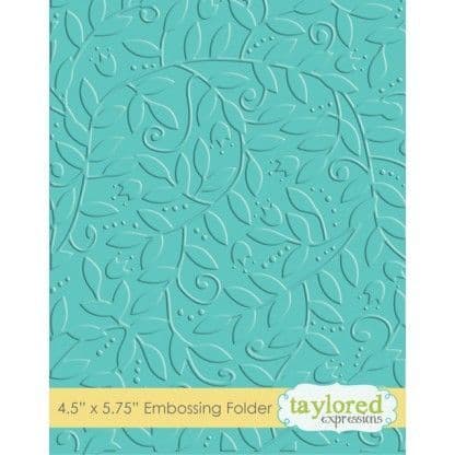 TEEF24 ~ LEAFY VINE ~ Embossing folder ~ Taylored Expressions