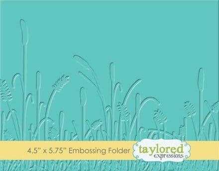 TEEF27 ~ PRAIRIE ~ Embossing folder ~ Taylored Expressions