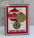 TEEF38 ~ HOLLY~ Embossing folder ~ Taylored Expressions