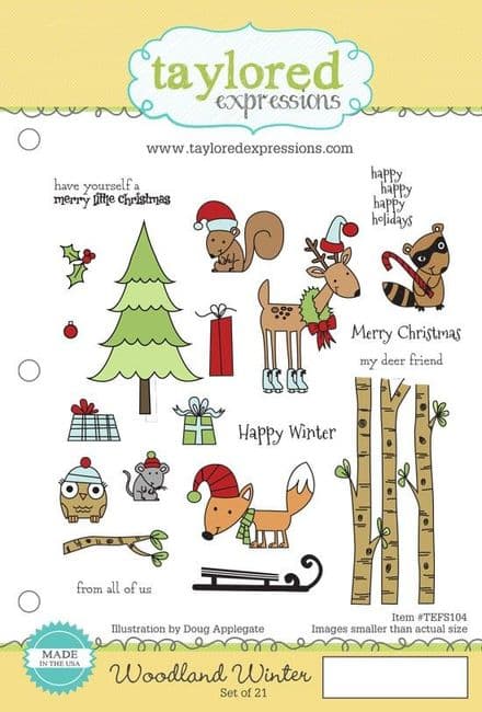 TEFS104 ~ WOODLAND WINTER ~ Taylored Expressions