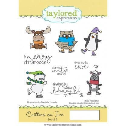 TEMD057~ CRITTERS ON ICE ~ Taylored Expressions