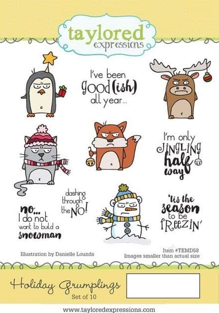 TEMD058~ HOLIDAY GRUMPLINGS ~ Taylored Expressions