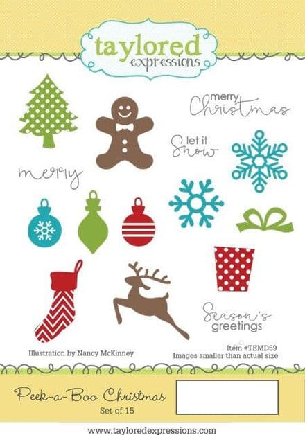 TEMD059 ~ PEEK-A -BOO CHRISTMAS ~ Taylored Expressions
