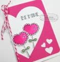 TEMS085 ~ TAG-A-LONG VALENTINE  ~ set 10 stamps ~ Taylored Expressions