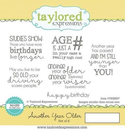 TEMS097 ~ ANOTHER YEAR OLDER ~ Taylored Expressions