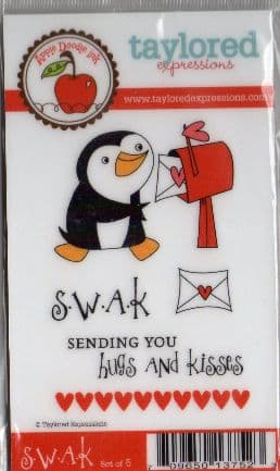 TEPS017 ~ S.W.A.K ~ set 5 stamps ~ Taylored Expressions