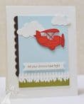 TEPS072 ~ PLANE AWESOME - SET OF 7 Stamps with coordinating dies by Taylored Expressions