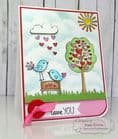TEPS142 ~ MUCH LOVE~ set 7 stamps ~ Taylored Expressions