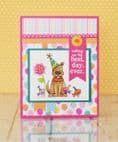 TEPS147 ~ PAW-SOME - SET OF 5 Stamps with coordinating die by Taylored Expressions