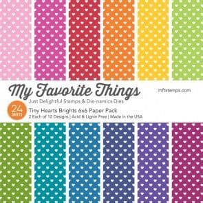 Tiny Hearts Bright ~ 6x6 Paper Pack ~ MY FAVORITE THINGS