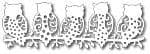 TUTTI-142 ~ OWL FAMILY ~ TUTTI DESIGNS DIES