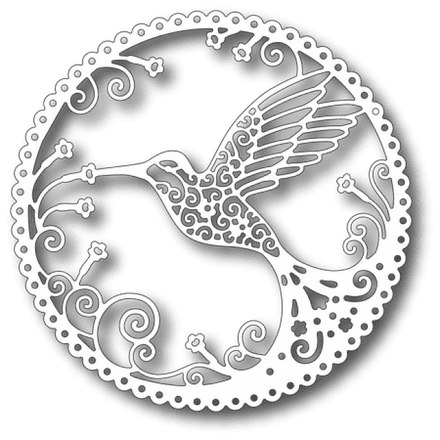 TUTTI-157 ~ HUMMINGBIRD SCENE ~ TUTTI DESIGNS DIES